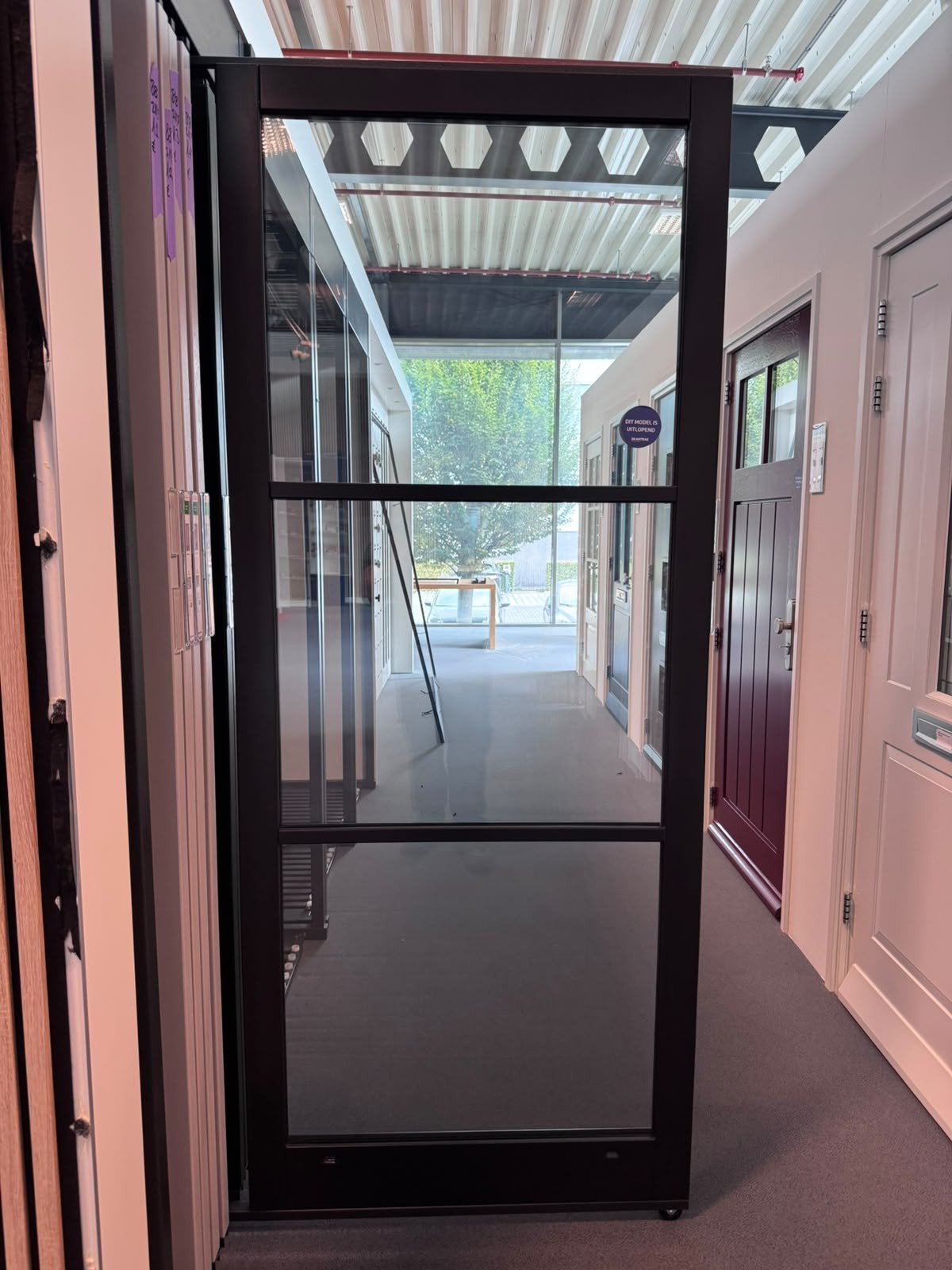 88x211,5 buitendeur skantrea Staallook thermopane glas A5, Doe-het-zelf en Verbouw, Ophalen, ., Nieuw, .