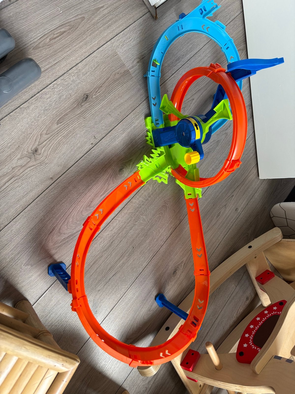 Hot Wheels Racebaan met Looping en Lanceerder, Ophalen, Racebaan, Nieuw, Met looping