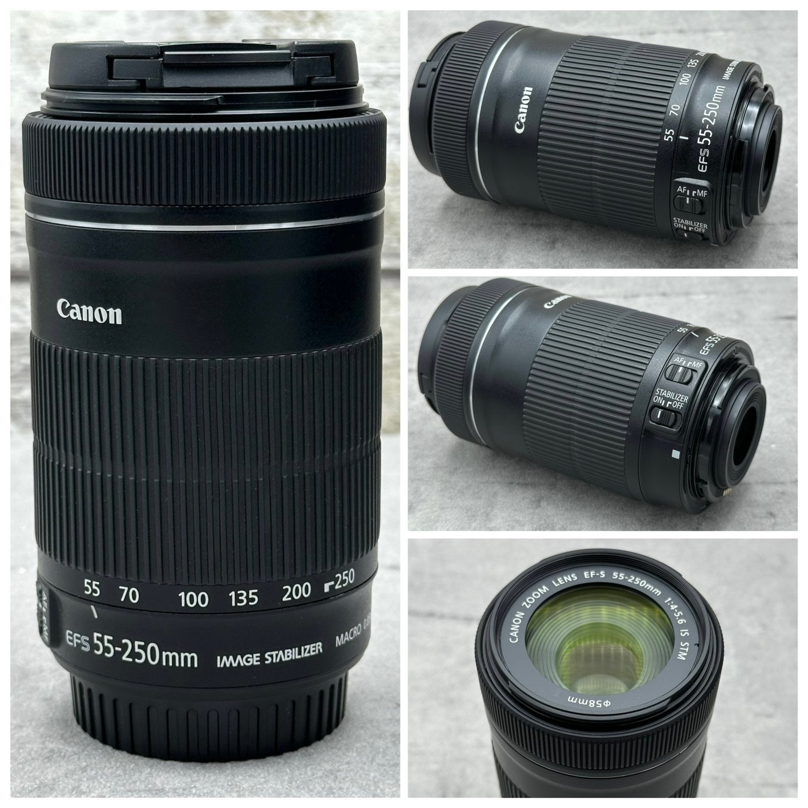 Canon EF-S 55-250 mm f/4-5.6 IS STM Telelens - Nieuwstaat, Canon, Zo goed als nieuw, Telelens, Ophalen of Verzenden