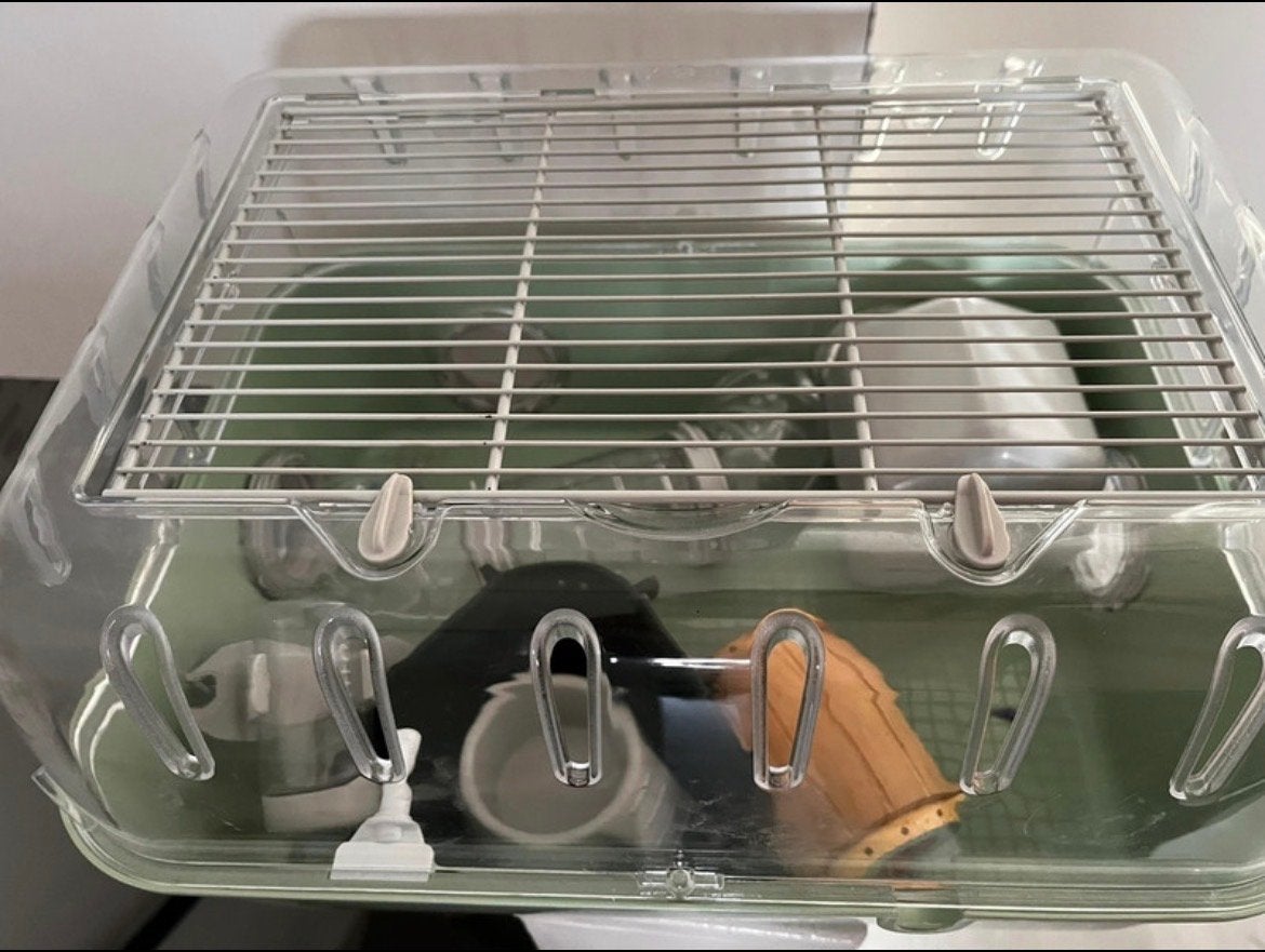 Hamsterkooi met benodigdheden, Kooi, Minder dan 75 cm, Zo goed als nieuw, Hamster