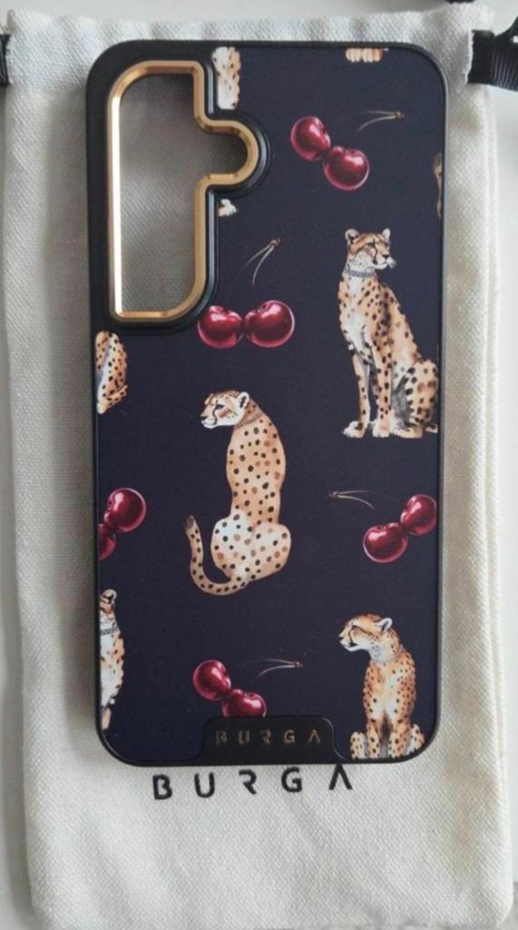 Burga Cougar Samsung Galaxy S25 Hoesje Elite Dark/Gold, Frontje of Cover, Blauw, Nieuw, Ophalen of Verzenden