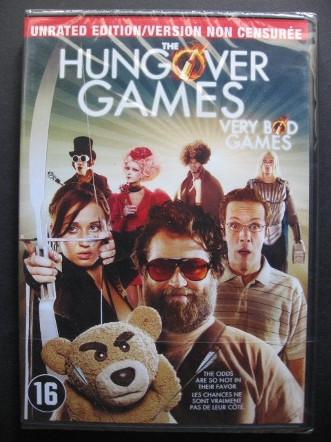 The Hungover games EAN 8712609601596, Cd's en Dvd's, Dvd's | Komedie, Nieuw in verpakking, Actiekomedie, Vanaf 16 jaar, Engels