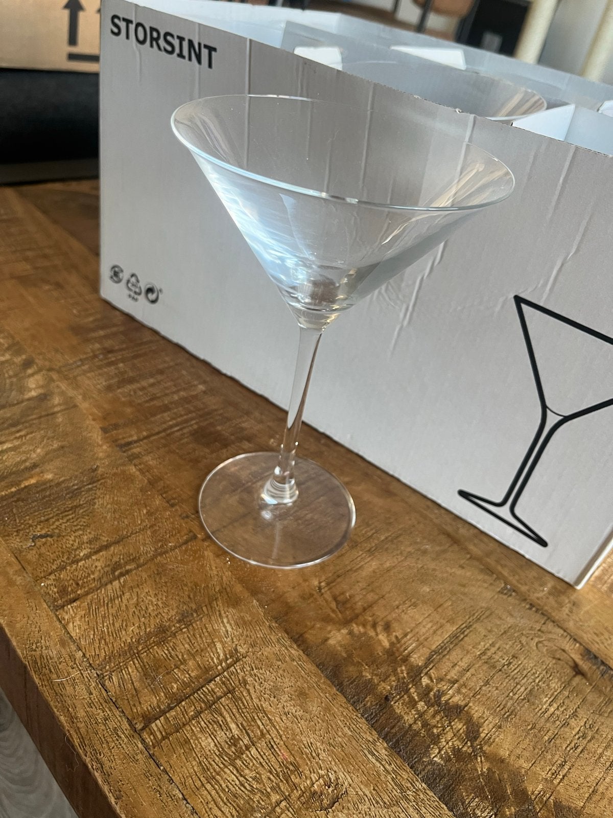 6x IKEA STORSTINT cocktail glazen - Nieuw en ongebruikt, Ophalen, IKEA, Nieuw, Glas