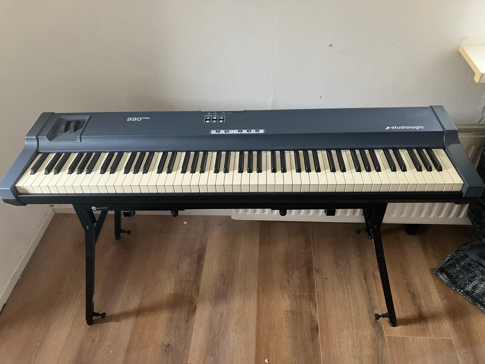 Studiologic 990 PRO - 88 gewogen toetsen MIDI keyboard/piano, Gebruikt, 88 toetsen, Aanslaggevoelig, Ophalen