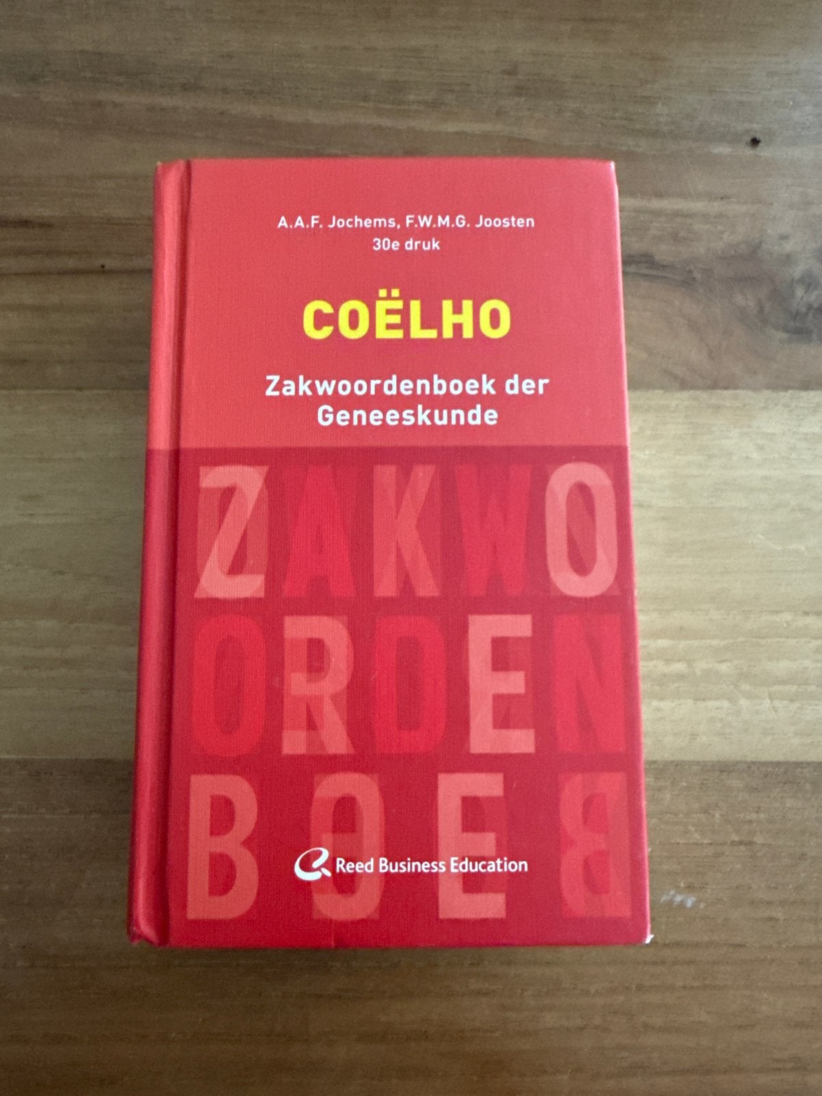 Coëlho Zakwoordenboek der Geneeskunde - 30e druk, Ophalen, Zo goed als nieuw, Overige uitgevers, Nederlands