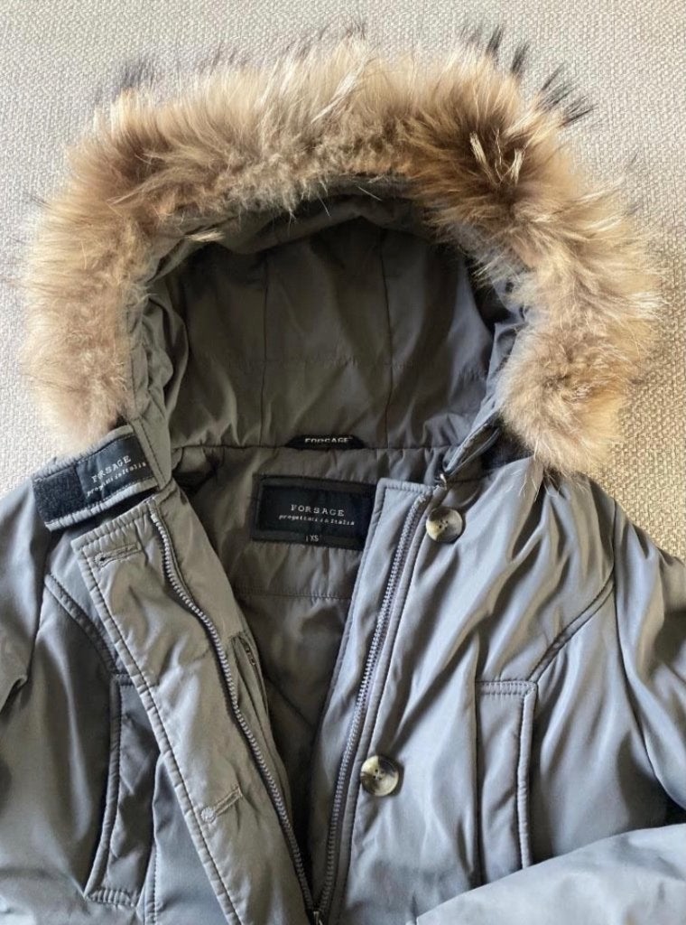 Forsage winterjas parka meisjes 170/176 ( XS), Gebruikt, Meisje, Ophalen of Verzenden, Forsage