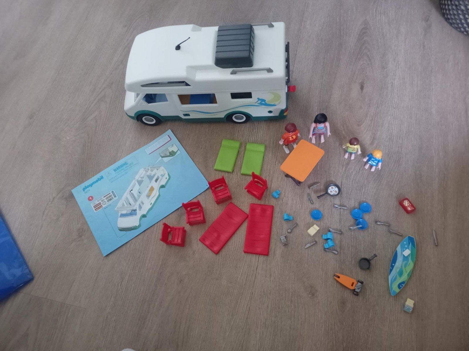 Playmobil Camper 6671, Ophalen, Complete set, Voertuig, Zo goed als nieuw
