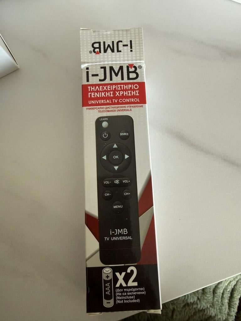 Nieuwe i-JMB Universele TV Afstandsbediening, Ophalen of Verzenden, Nieuw, Universeel, Tv