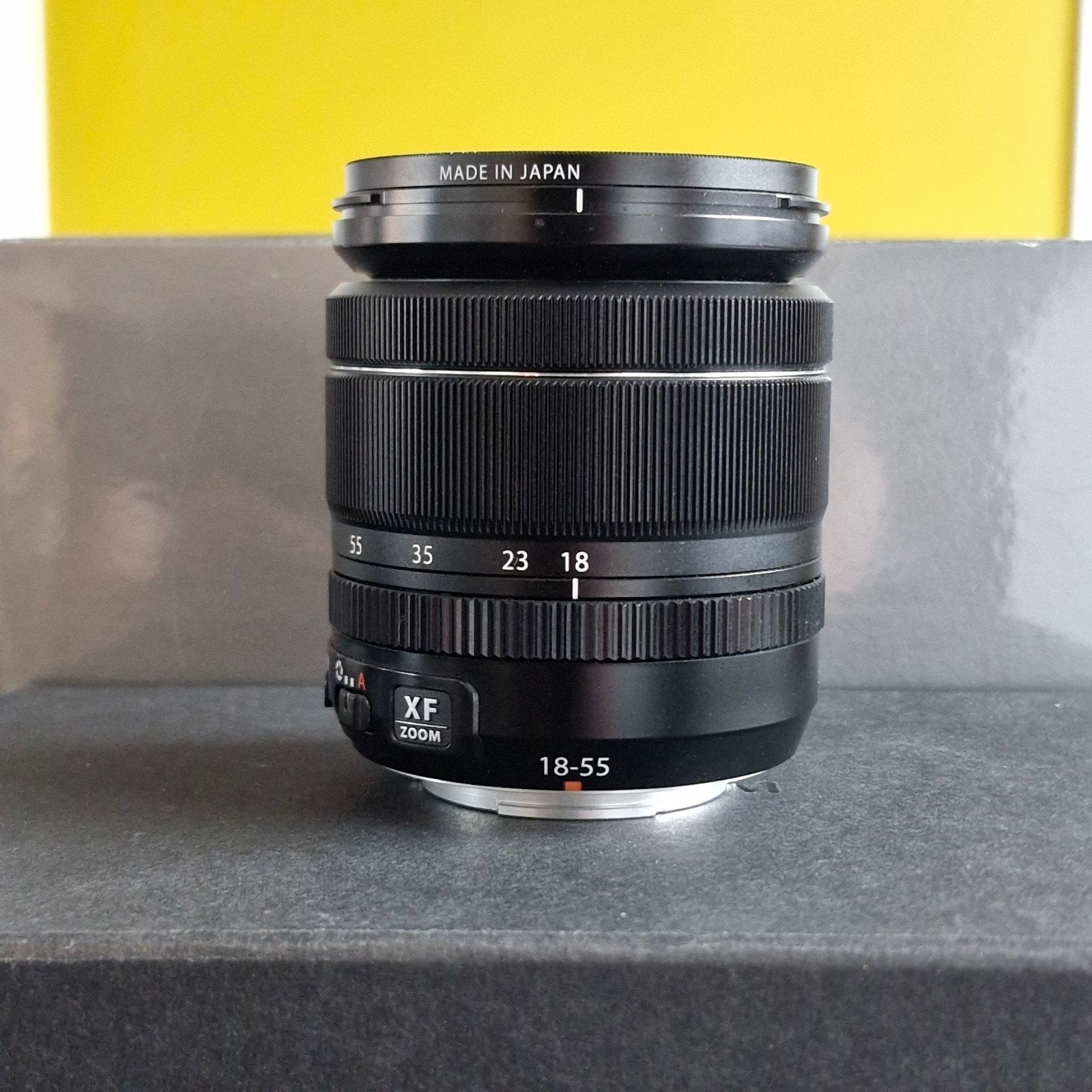 Fujifilm XF 18-55mm f/2.8-4 R LM OIS lens, Ophalen, Fujifilm, Zonnekap, Zo goed als nieuw