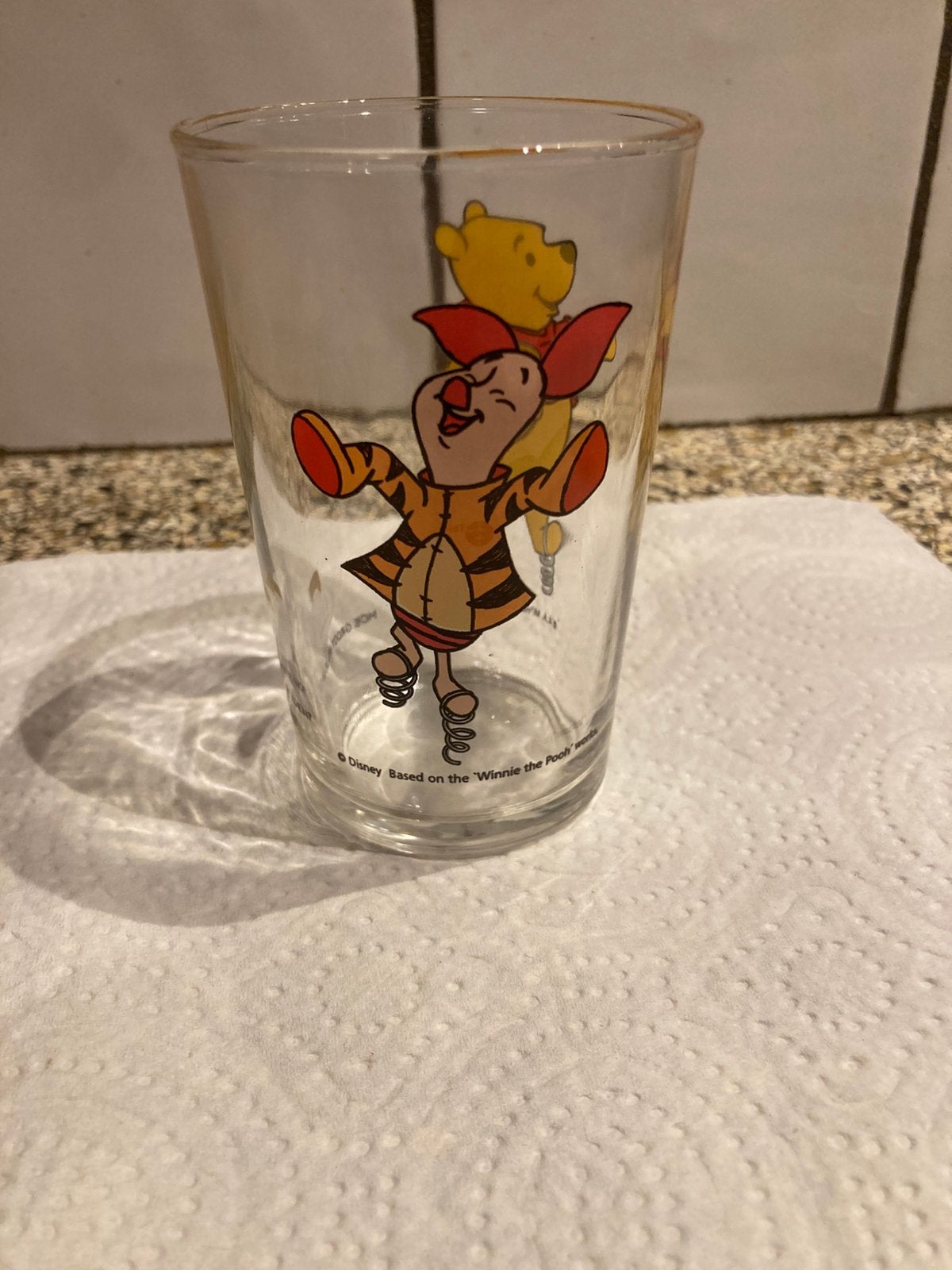 Glas pooh, Ophalen of Verzenden, Winnie de Poeh of vrienden, Zo goed als nieuw, Servies