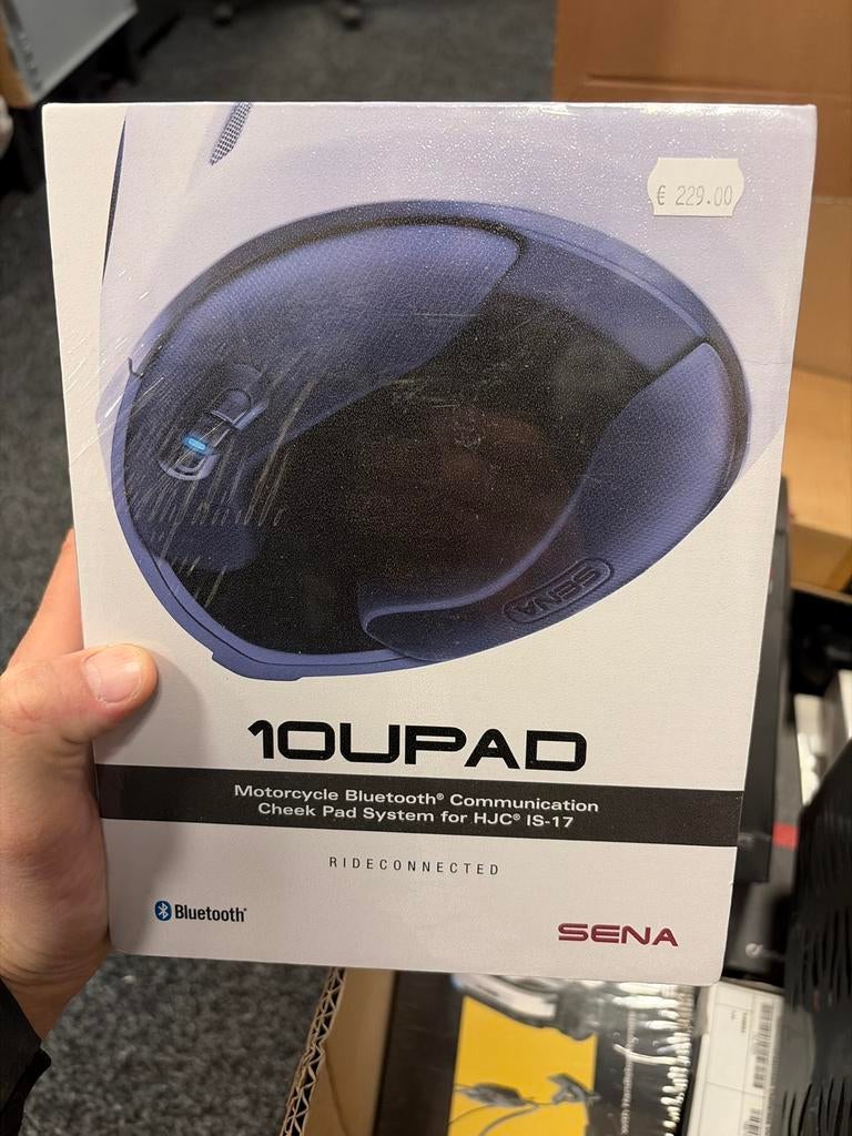 Sena 10UPAD Bluetooth Communicatie Systeem HJC IS-17, Motoren, Accessoires | Overige, Nieuw, Ophalen
