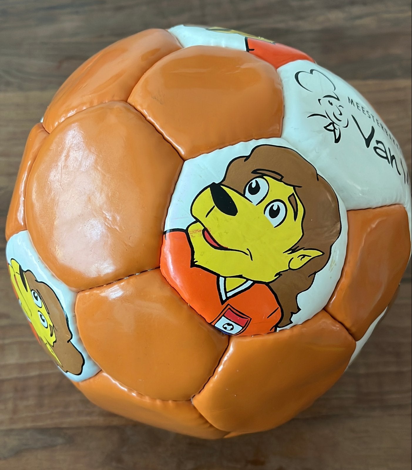 Oranje Leeuw Voetbal (met reclame) Nieuw, Ophalen of Verzenden, Zo goed als nieuw, Bal
