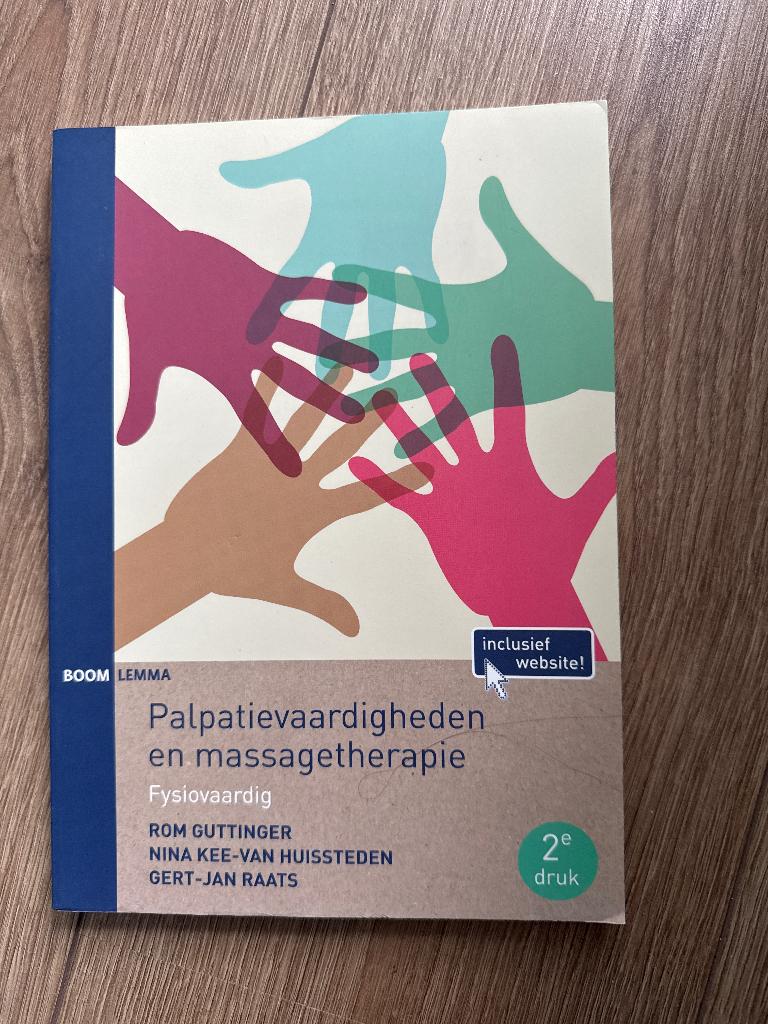 Palpatievaardigheden en massagetherapie, Boeken, Zo goed als nieuw, Rom Guttinger, Beta, HBO