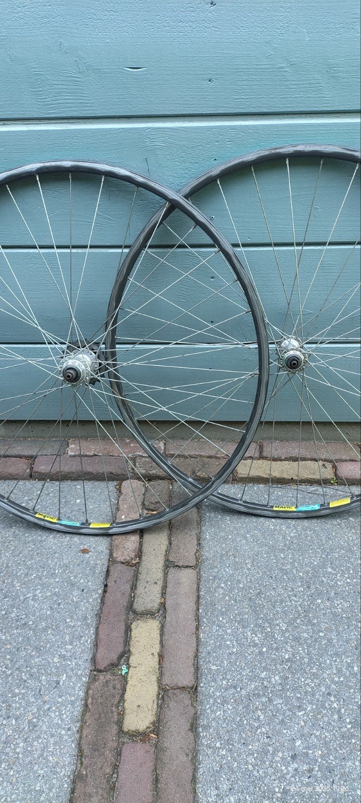 Racefiets wielset Shimano 600 / mavic velgen, Fietsen en Brommers, Fietsonderdelen, Ophalen, Racefiets, Frame