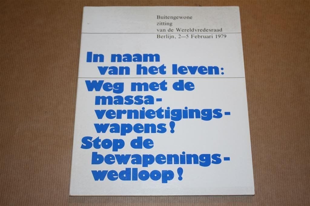 Speciale uitgave Vredesraad DDR - 1979 !!, Boeken, Geschiedenis | Wereld, Ophalen of Verzenden, Zo goed als nieuw, Europa
