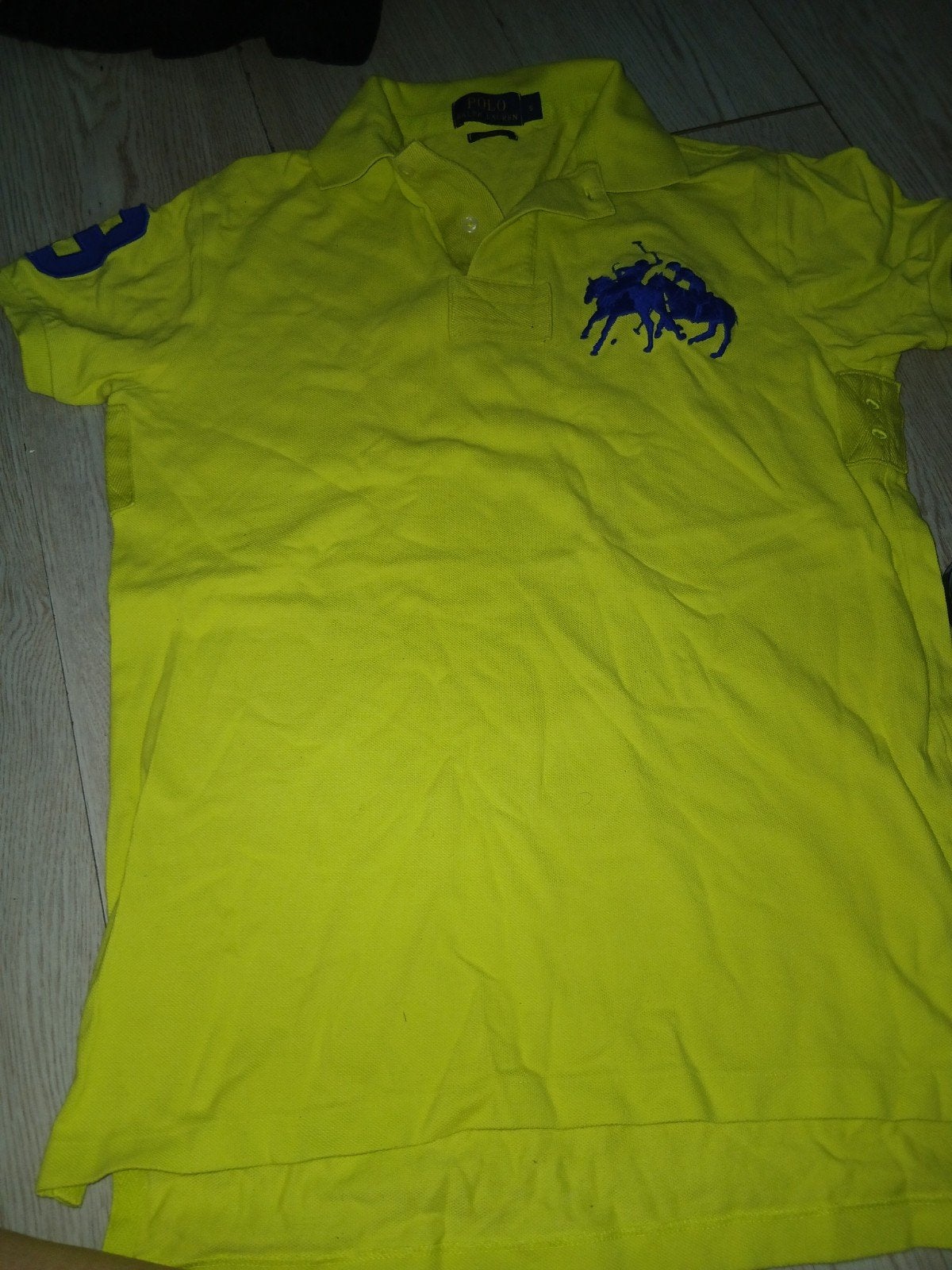 Polo Ralph Lauren Custom Fit - Maat S, Geel, Ophalen of Verzenden, Maat 46 (S) of kleiner, Polo Ralph Lauren