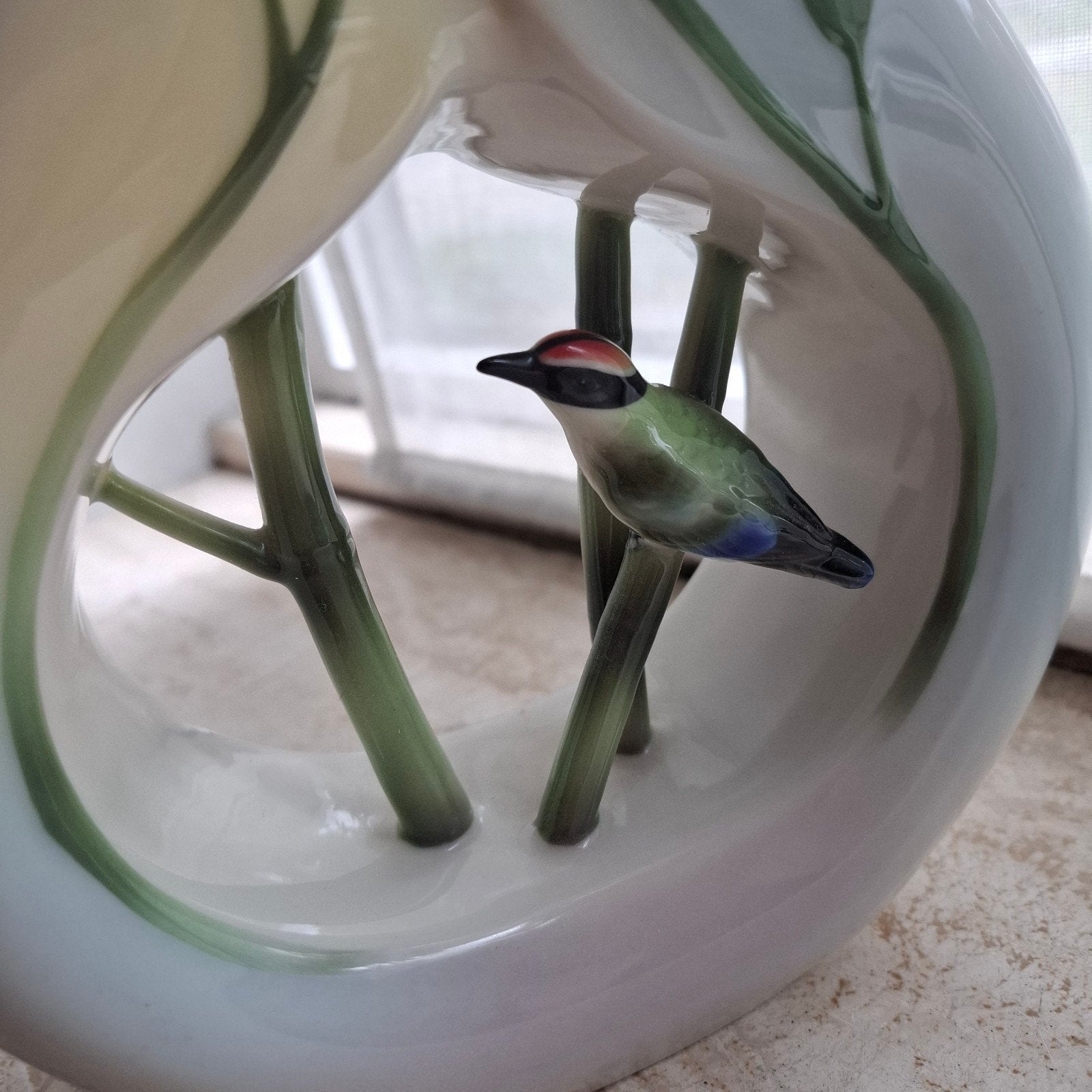 Franz Collection 'Bamboo Song Bird' vaas - FZ00572, Antiek en Kunst, Antiek | Vazen, Ophalen of Verzenden