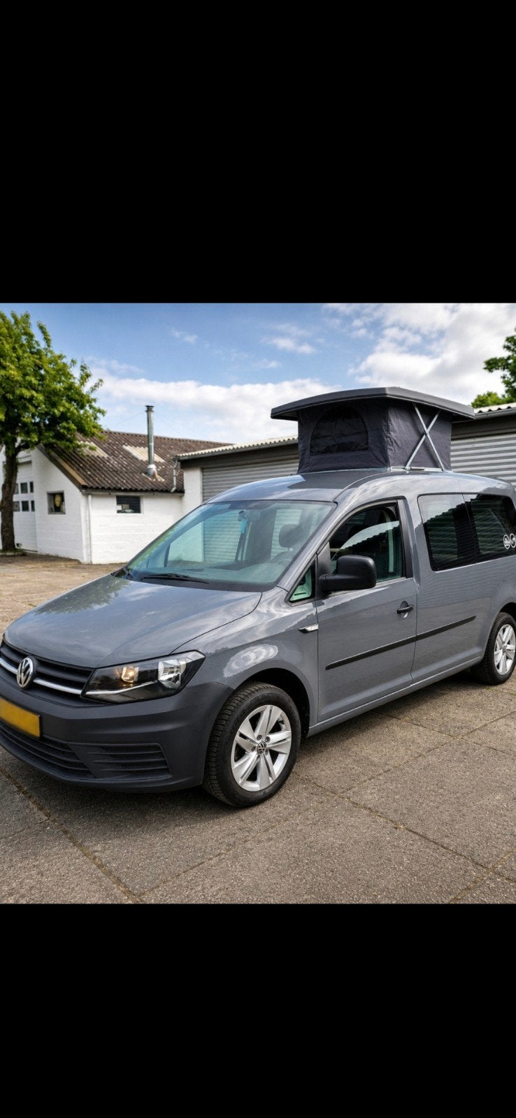 Volkswagen Caddy Maxi Mini Camper met Hefdak L2H1, Voorwielaandrijving, Stof, Volkswagen, Overige kleuren