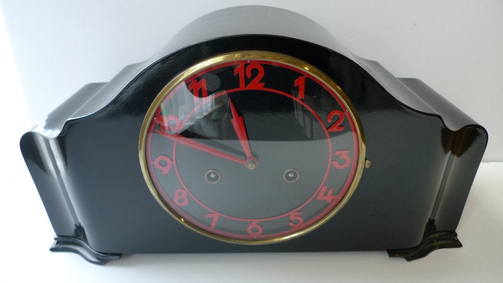 Junghans pendule, Antiek en Kunst, Antiek | Klokken, Ophalen