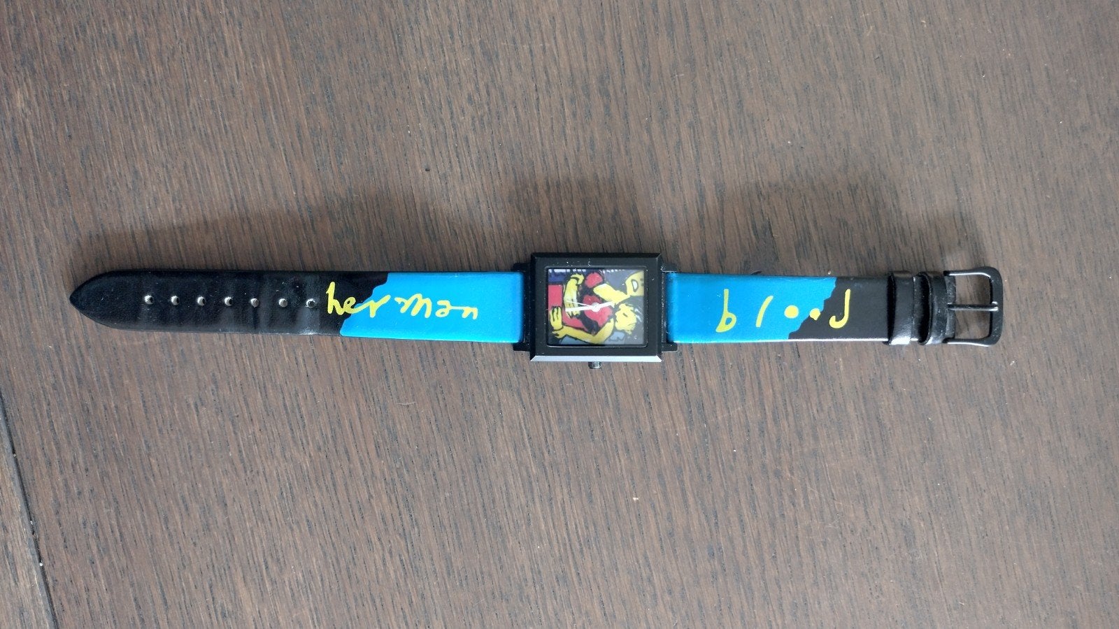 Herman Brood horloge - Limited Edition (batterij leeg), Overige merken, Kunststof, Polshorloge, Ophalen of Verzenden