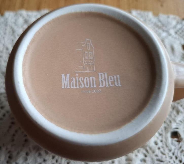 Franse Maison Bleu,  KERST mok, afbeelding kersthangers, Diversen, -, -, Ophalen of Verzenden, Zo goed als nieuw