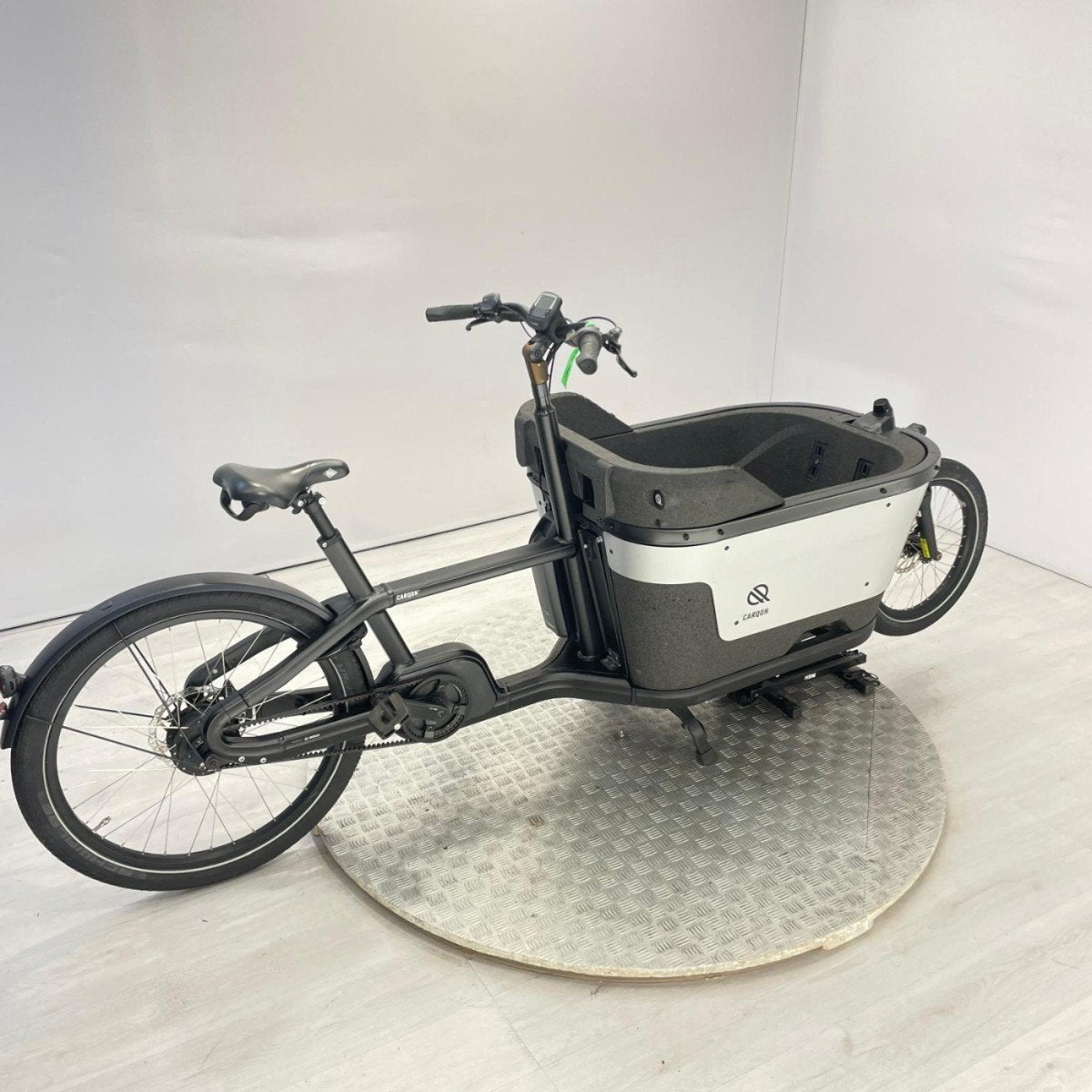 Carqon Cruise E2 | 500Wh | 2641km | Bakfiets zwart Uni, Gebruikt, -, -, Elektrisch