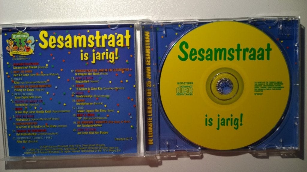 Sesamstraat - Sesamstraat Is Jarig!, 6 tot 9 jaar, Ophalen of Verzenden, Zo goed als nieuw, Muziek