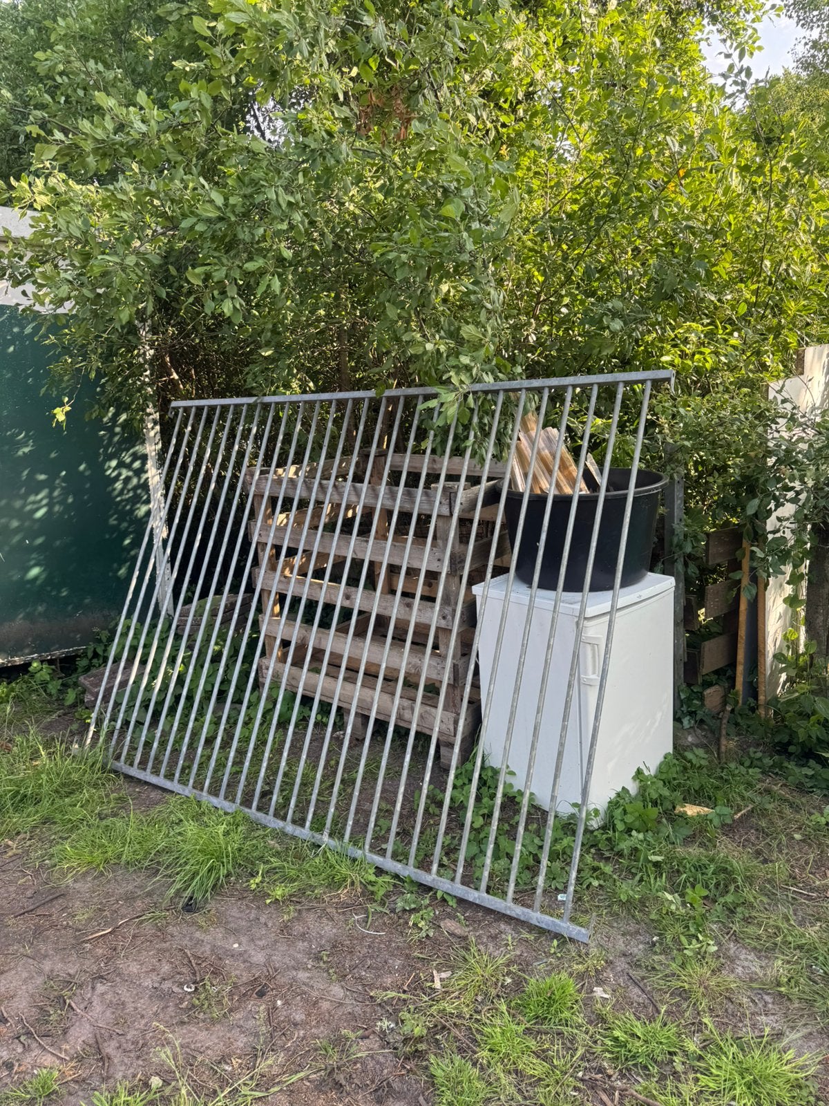 Hondenkennel hekwerk 175x250 cm (verschillende maten), Dieren en Toebehoren, Hondenhokken, Ophalen, Zo goed als nieuw, 110 cm of meer