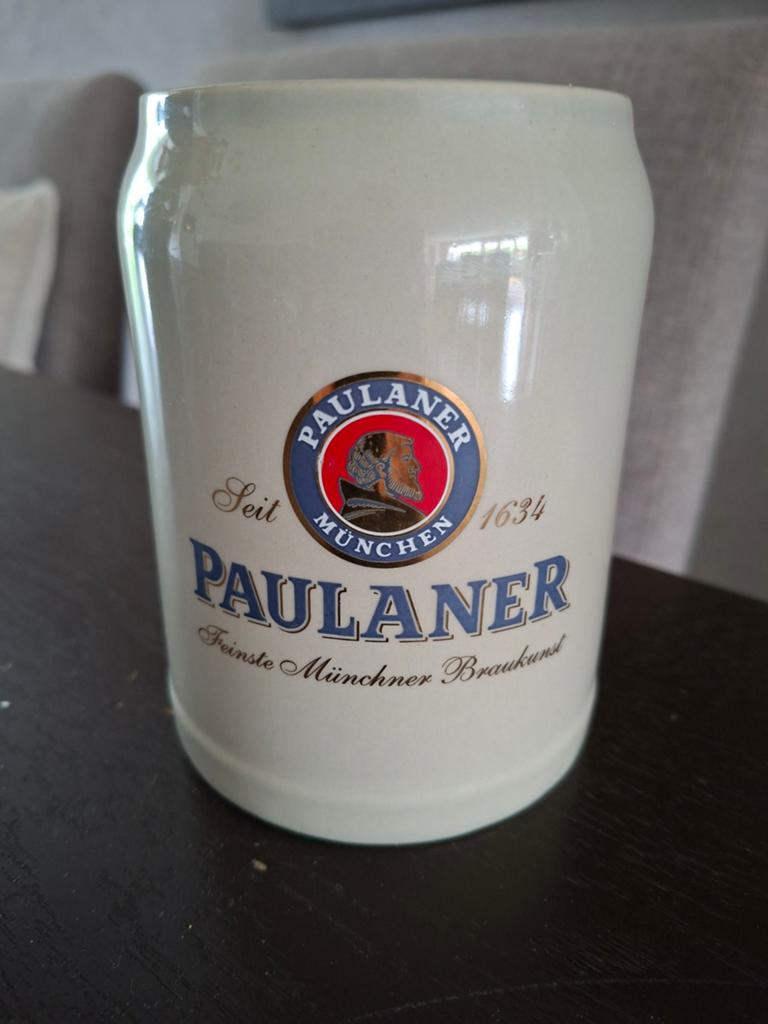 Paulaner Bierpul - Originele Stenen Pul, Ophalen of Verzenden