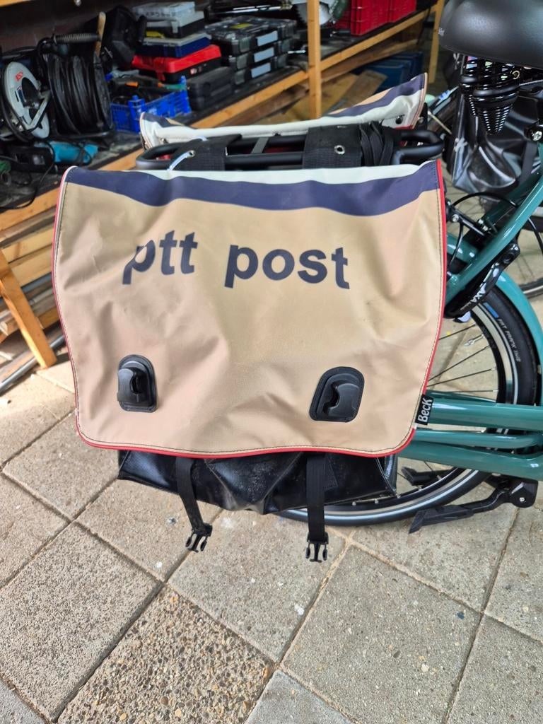 Fietstas becks 46 liter PTT, Ophalen of Verzenden, Zo goed als nieuw