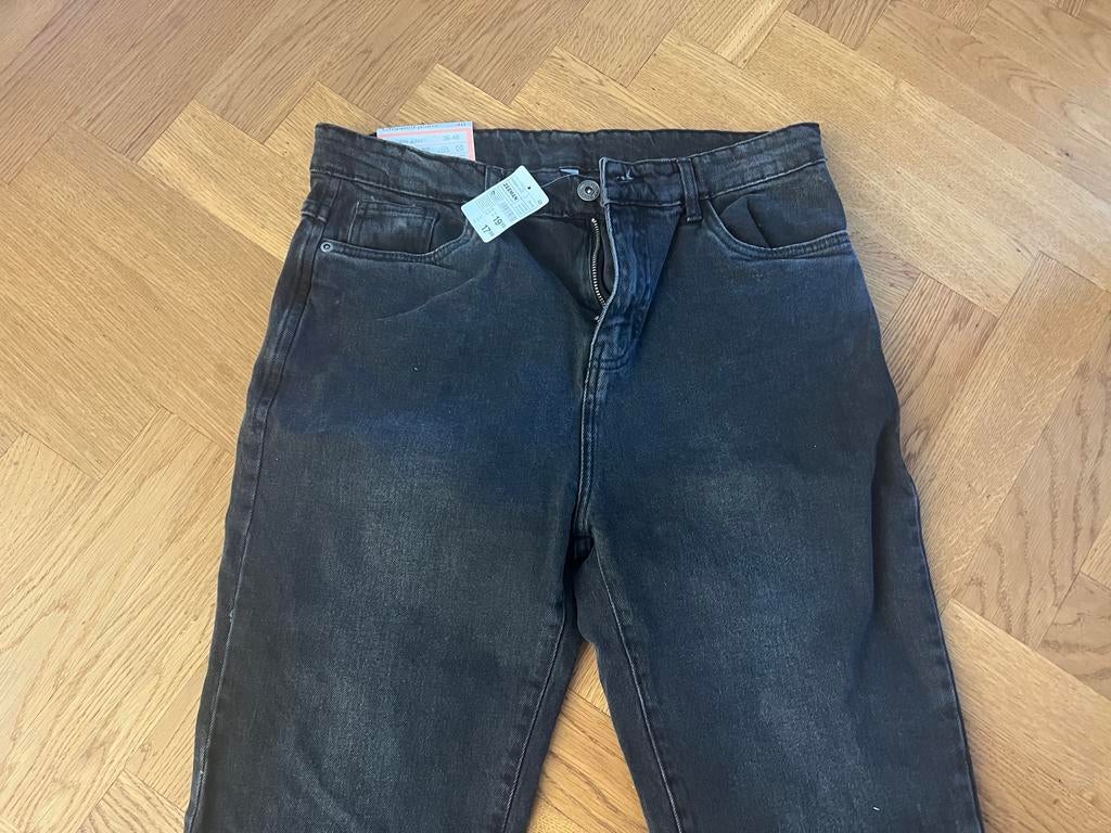 Zwarte heren jeans - cropped, stretch - 40, Ophalen of Verzenden, Nieuw, Zwart, W36 - W38 (confectie 52/54)