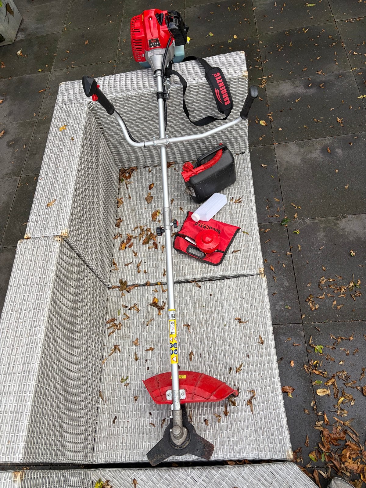 Gardentec Bosmaaier 52CC - Weinig gebruikt, klein onderhoud, Ophalen, Gebruikt, Benzine