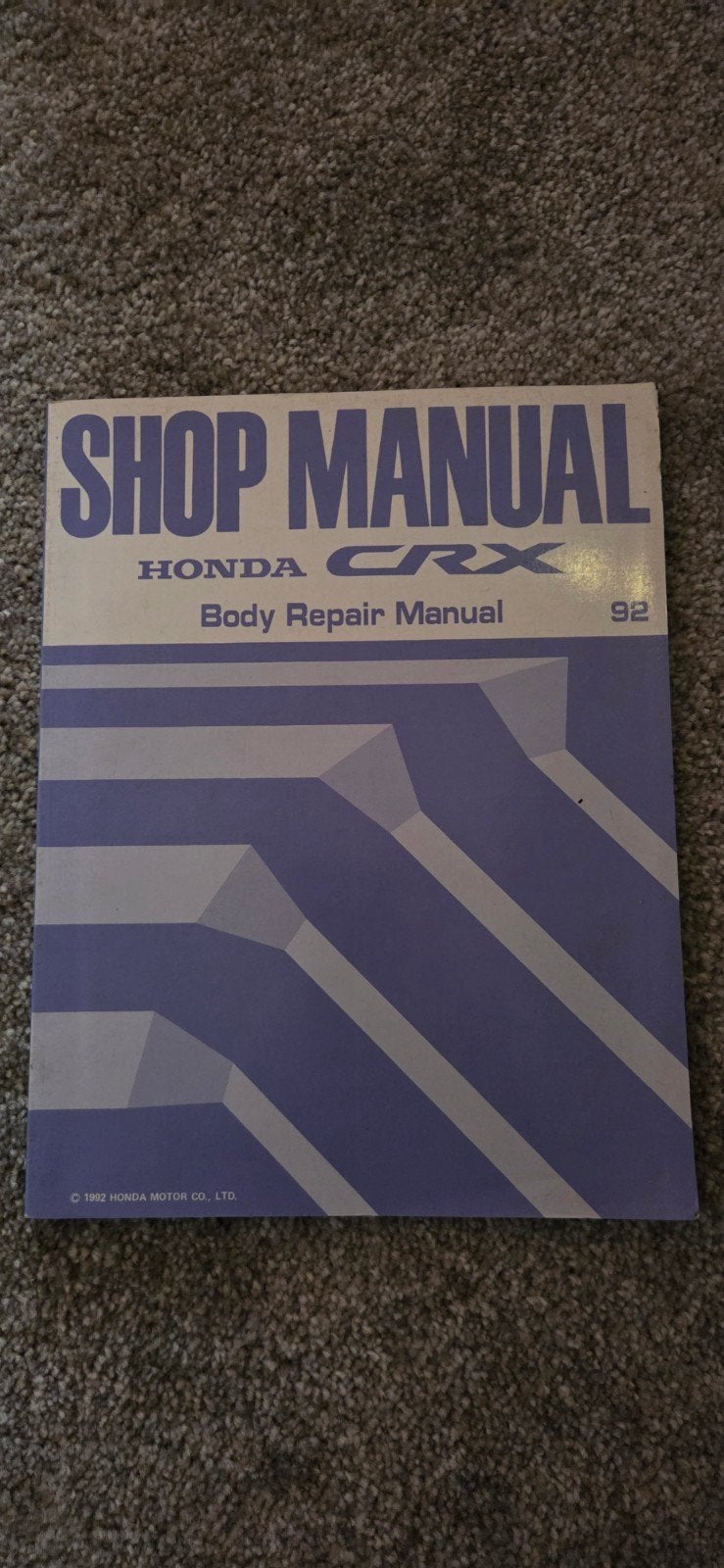 Origineel Honda CRX Shop manual, Ophalen of Verzenden, Honda