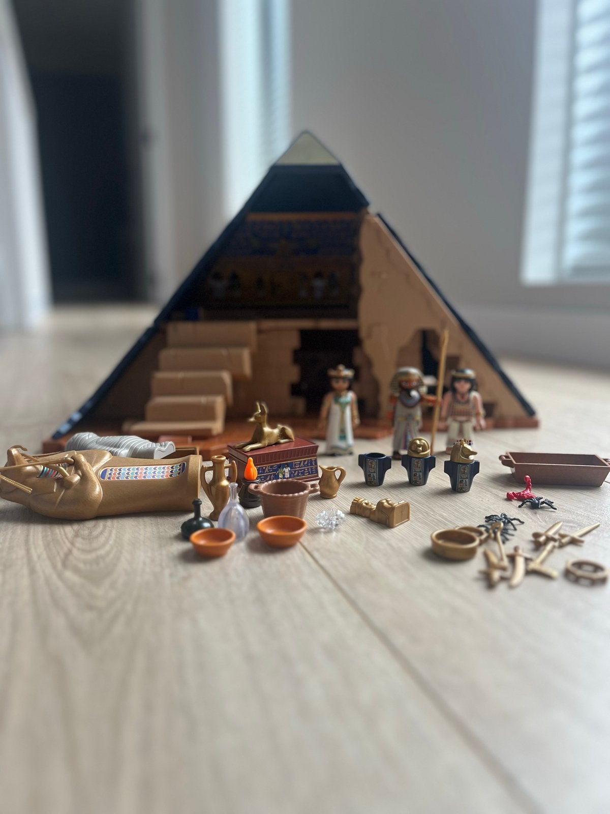 Playmobil History 5386: De Piramide van de Farao, Gebouw, Complete set, Zo goed als nieuw, Historisch