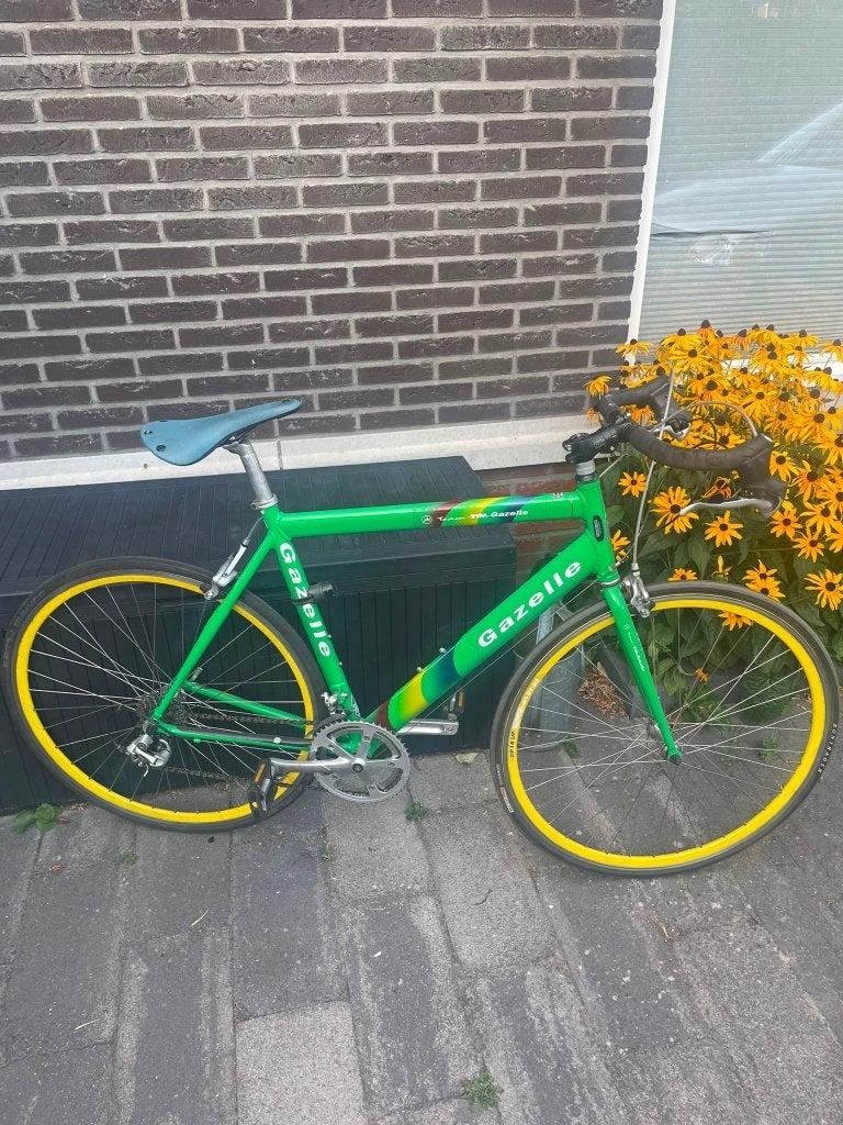 Gazelle TVM vintage racefiets, Fietsen en Brommers, Fietsen | Racefietsen, Ophalen, Gebruikt, Gazelle, 10 tot 15 versnellingen