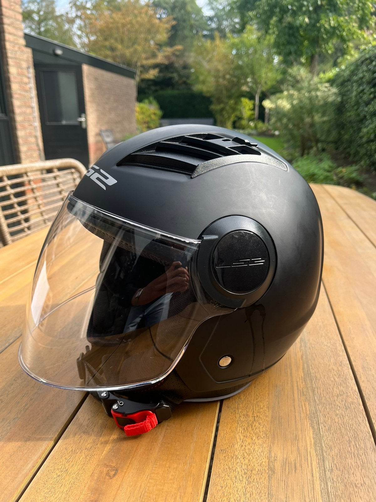 Scooter helm, Fietsen en Brommers, Ophalen of Verzenden, Zo goed als nieuw, Extra large of groter