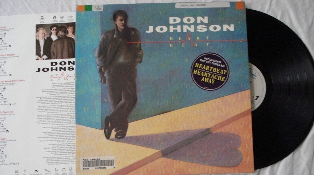 Don Johnson - Heartbeat, LP, Gebruikt, Ophalen of Verzenden, Gatefold hoes