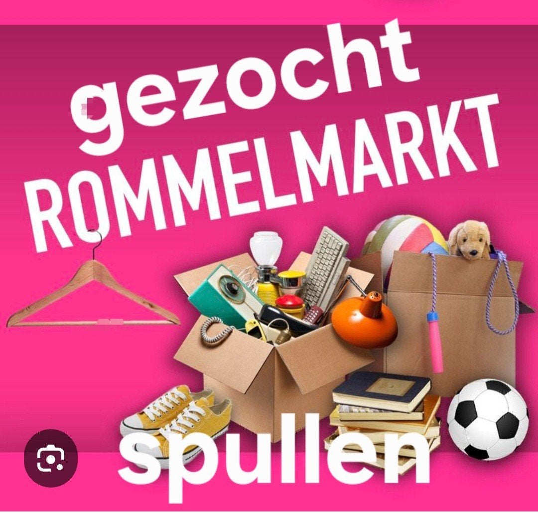 gezocht rommelmarkt spullen, Ophalen of Verzenden