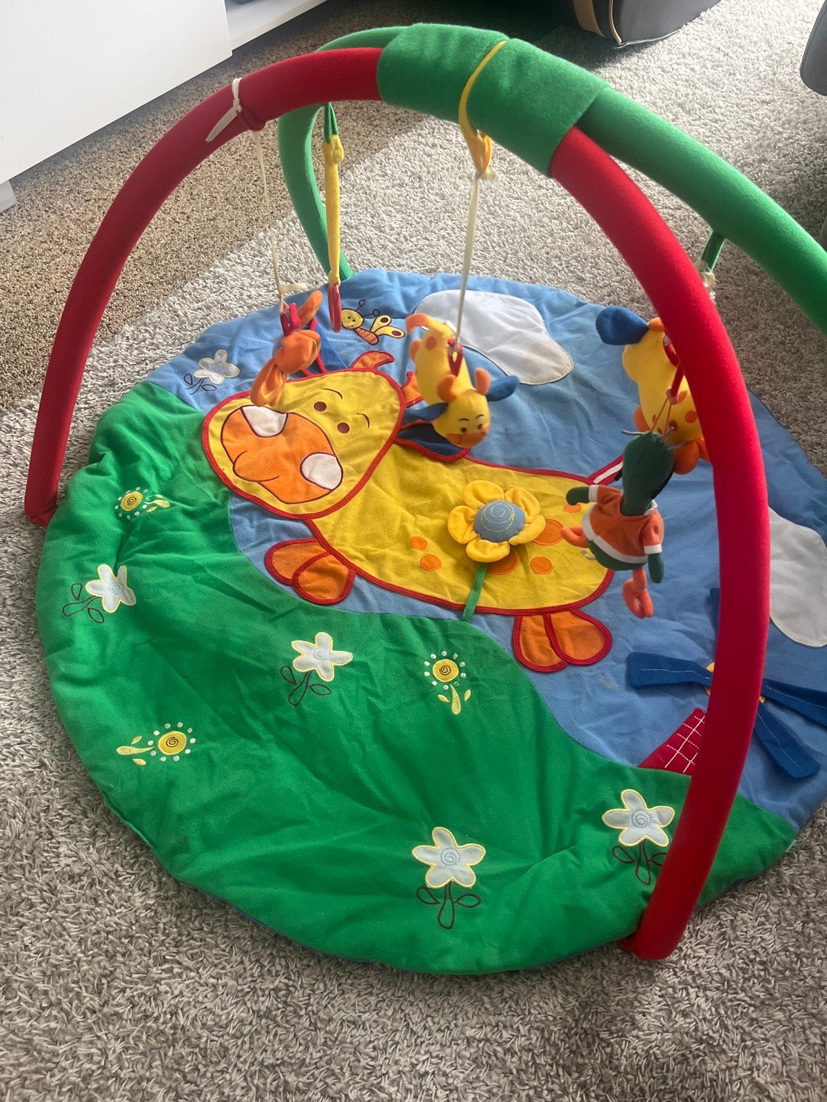 Baby speelkleed met babygym - vrolijk en stimulerend, Kinderen en Baby's, Speelgoed | Babyspeelgoed, Ophalen of Verzenden, Gebruikt