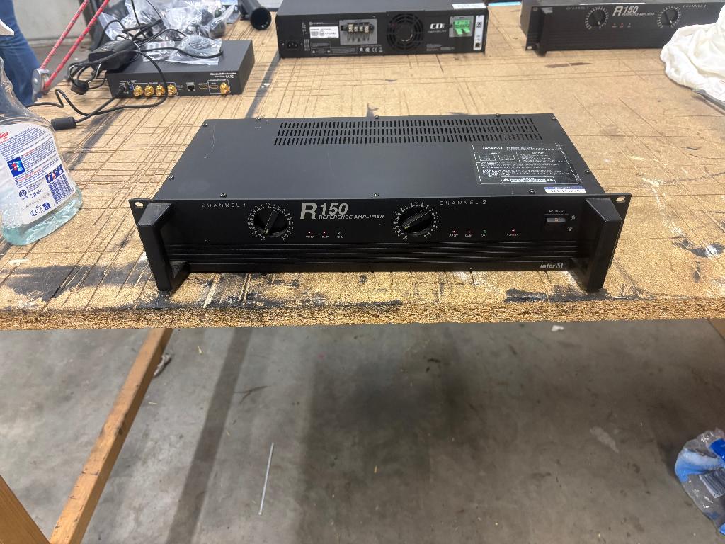 Inter M R150 versterker, Ophalen of Verzenden, 120 watt of meer, Overige merken