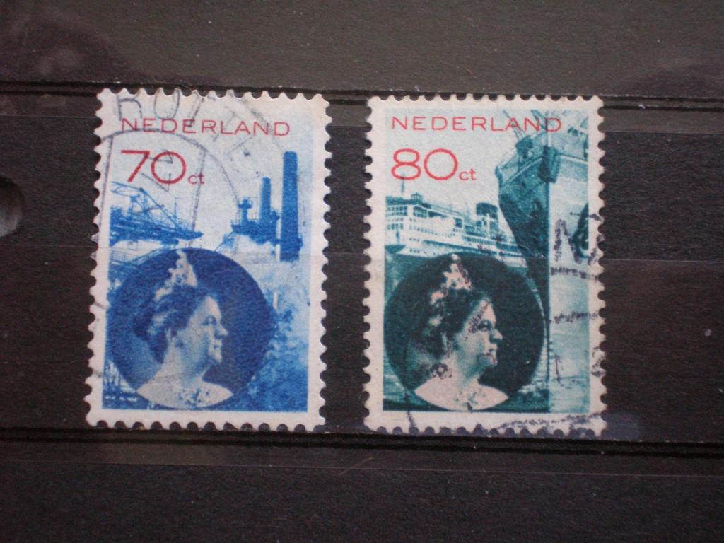 Nederland NVPH 236-237 gebruikt ( S 669)..€ 0,40, Postzegels en Munten, Postzegels | Nederland, Verzenden