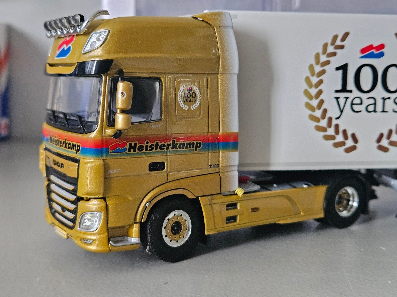 WSI Daf XF  Heisterkamp Oldenzaal 100 jaar jubileum goud, Ophalen of Verzenden, Nieuw, Bus of Vrachtwagen, Wsi