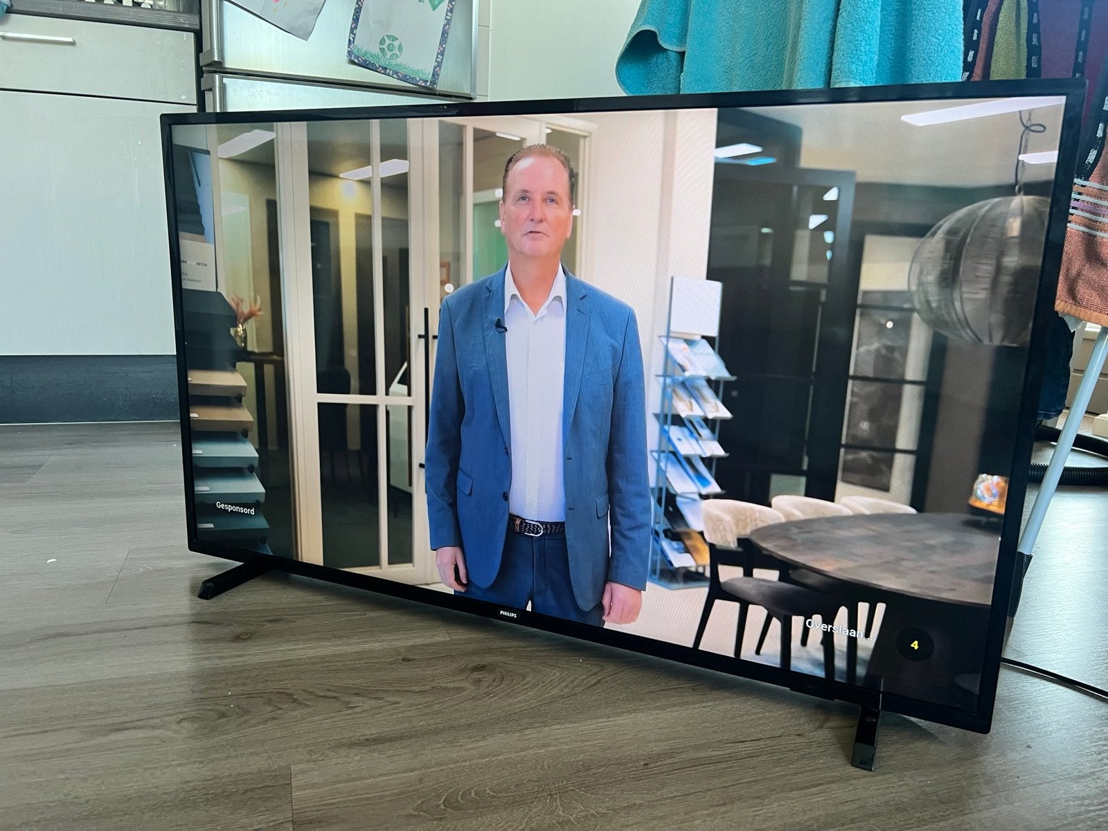 Philips 43 inch Smart TV, Philips, Gebruikt, 50 Hz, Ophalen of Verzenden