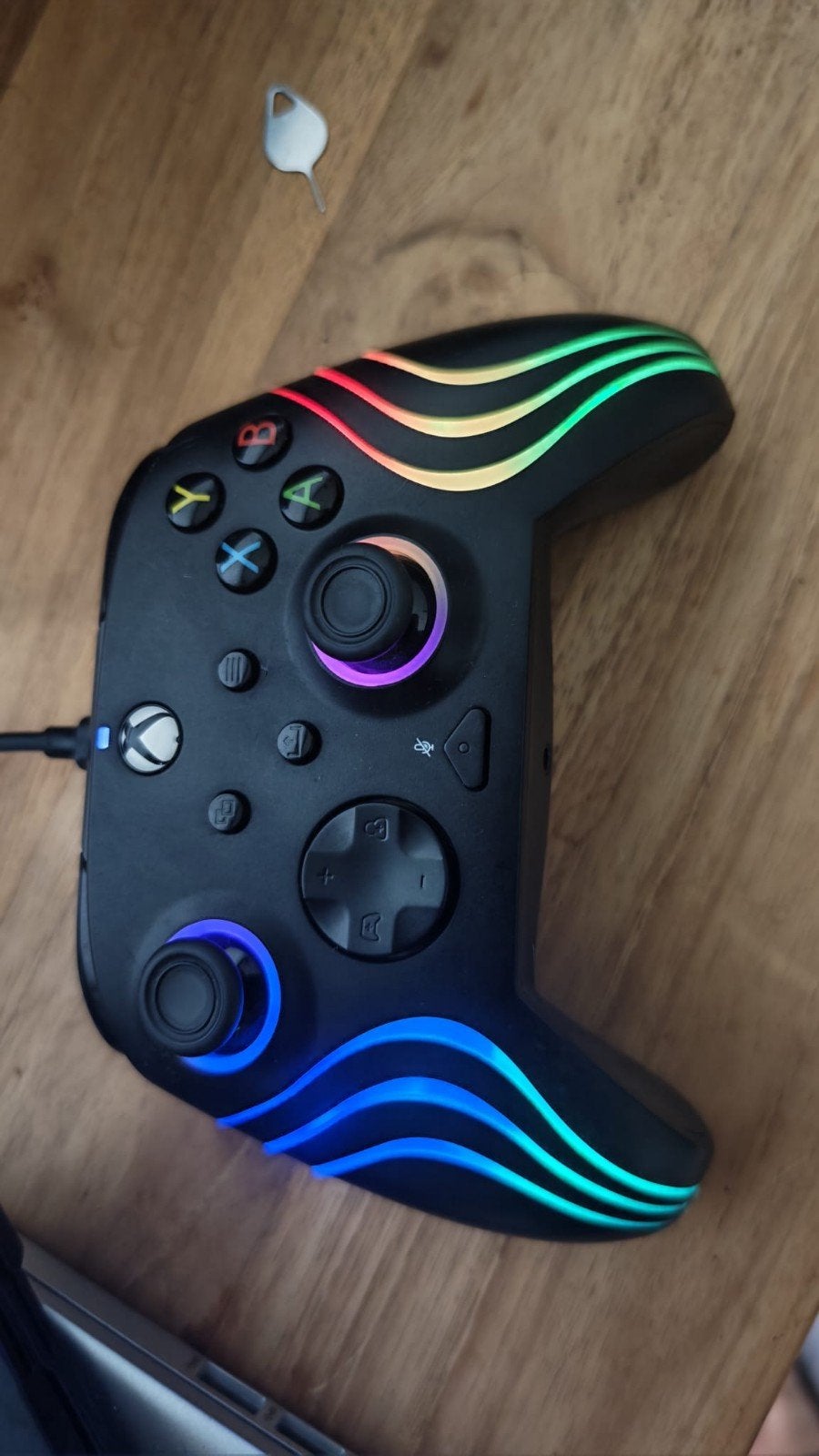 PDP afterglow wave Xbox-Pc controller (Wired), Ophalen, Zo goed als nieuw, Controller, Xbox Original
