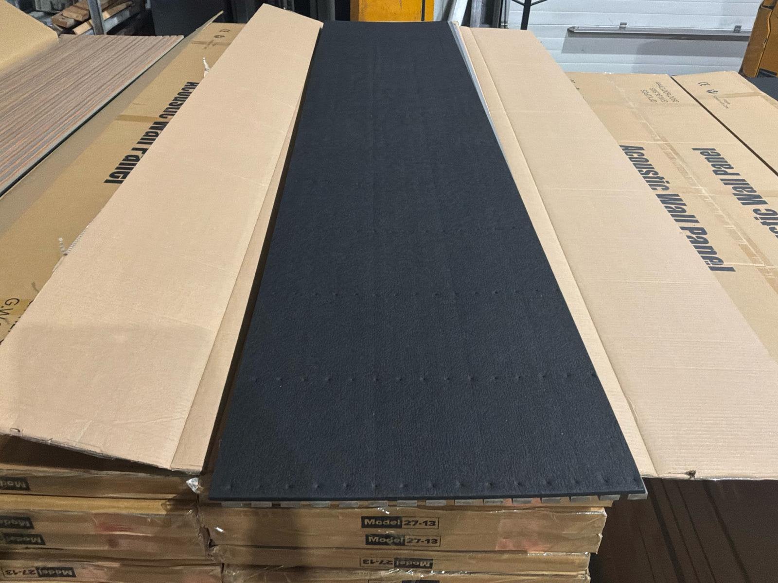 Akoestische wandpanelen 2800 x 60 cm - 27/13 mm - Rosewood, Meerkleurig, Nieuw, 290 cm, Overige typen