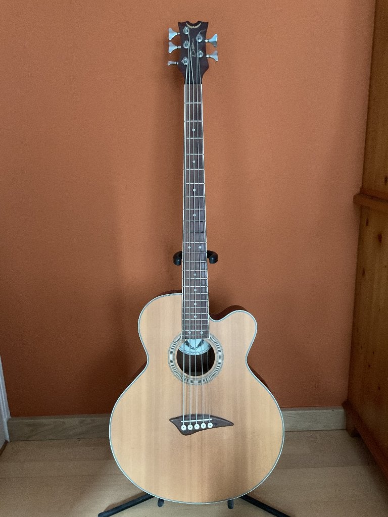 5 snarige acoustische basgitaar Dean EAB C5, Ophalen, Zo goed als nieuw, Akoestisch, 5-snarig