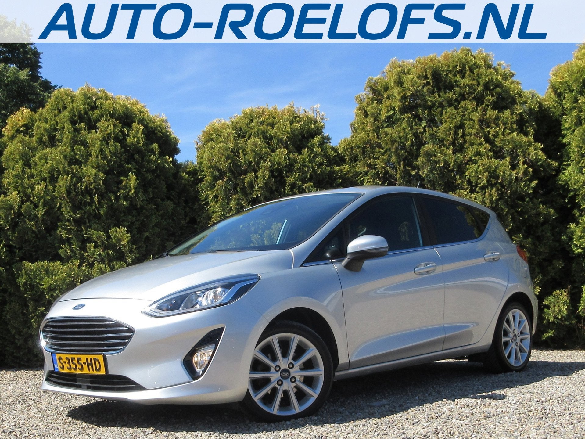 Ford Fiesta 1.0 EcoBoost Automaat *Navi * Camera * Trekhaak, Stof, Gebruikt, 49 €/maand, Bedrijf