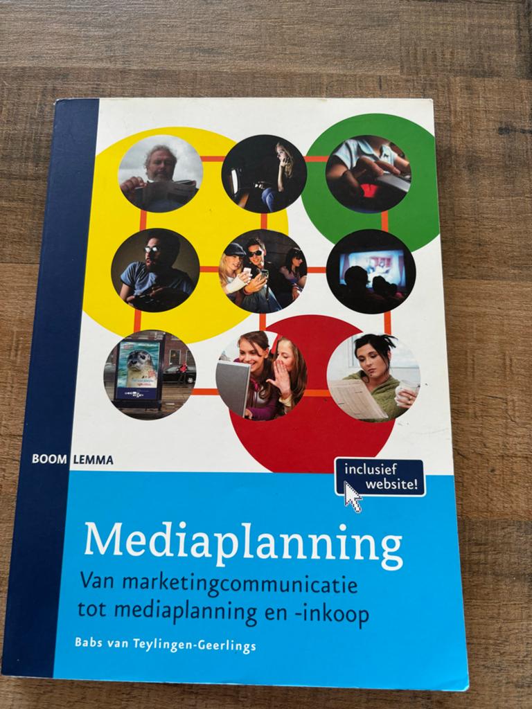 Mediaplanning: Van marketingcommunicatie tot inkoop, Boeken, Economie, Management en Marketing, Gelezen, Economie en Marketing