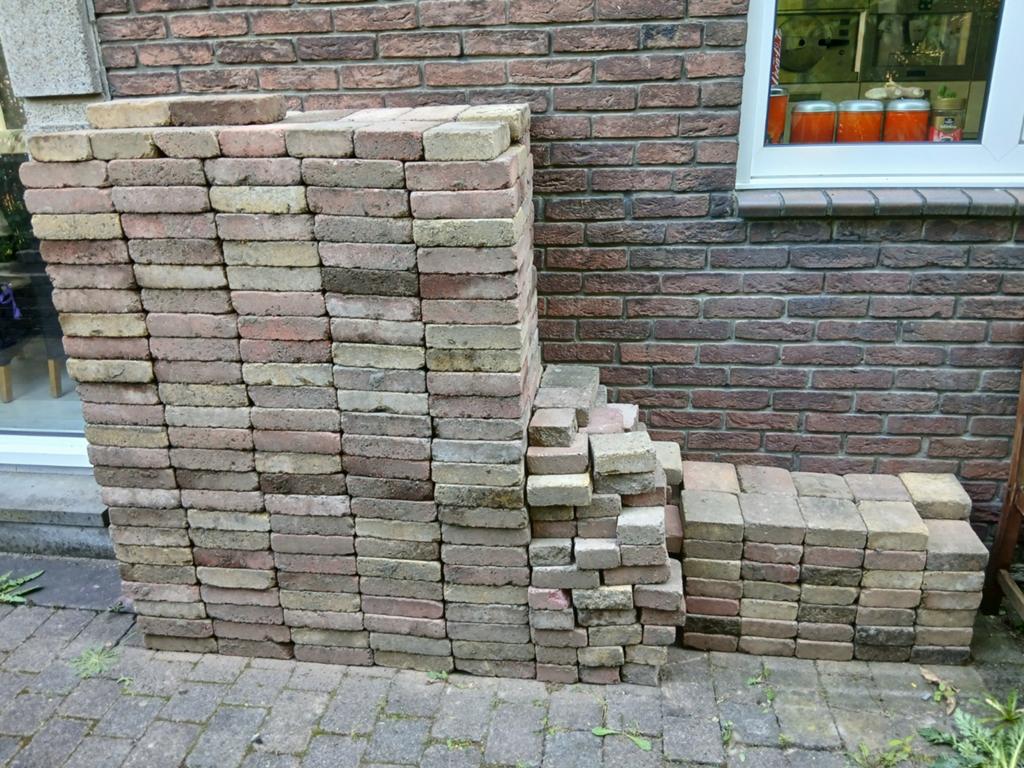 Klinkers, Ophalen, Gebruikt, Beton, Klinkers