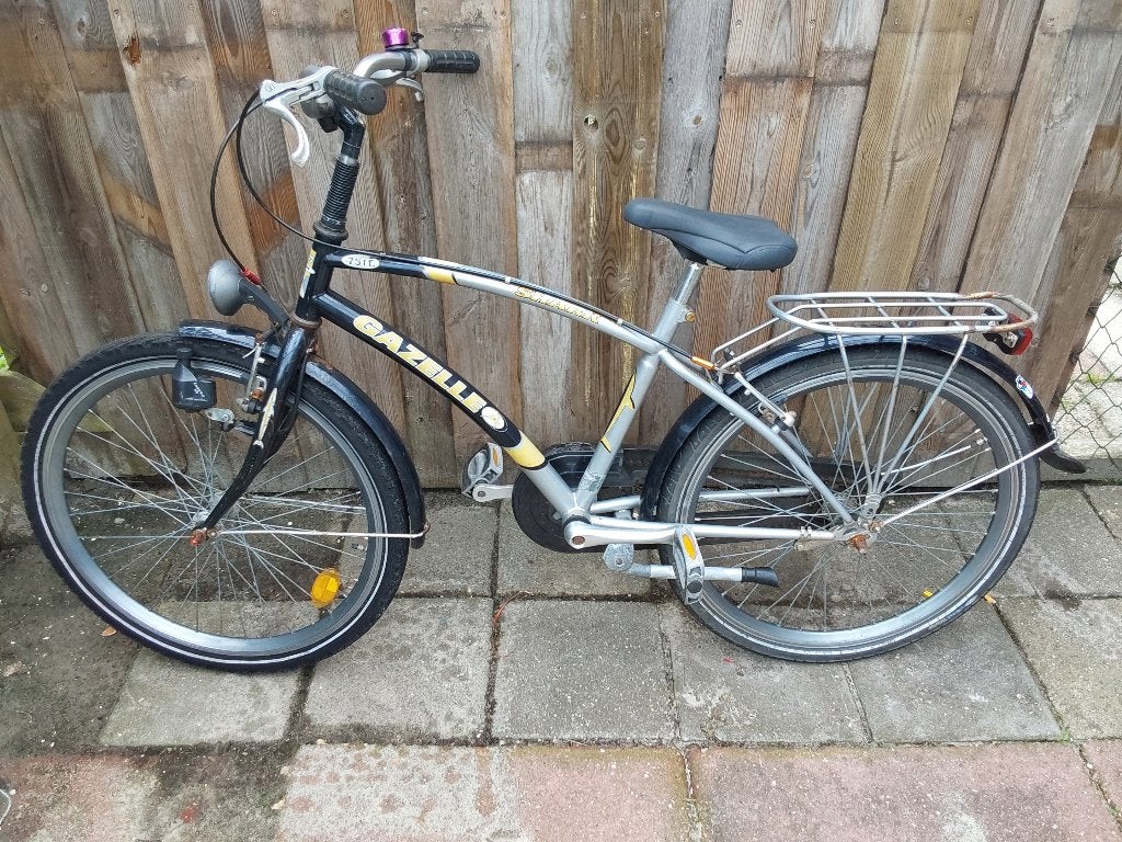 Kinderfiets 24inch,  Gazelle, Ophalen, Gebruikt, Gazelle, Terugtraprem